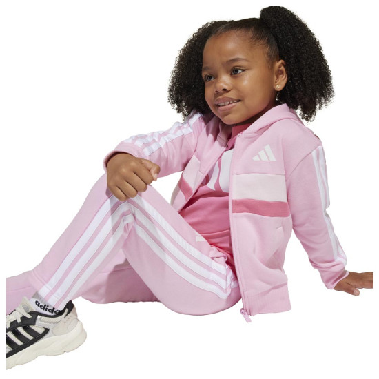 Adidas Παιδικές φόρμες σετ Essentials Tiberio 3-Stripes Fleece Tracksuit